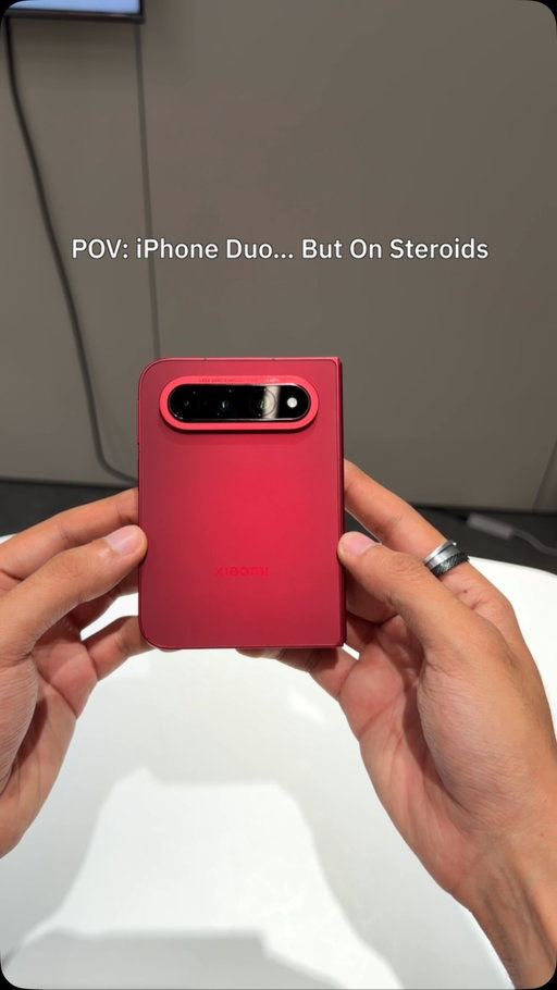 Xiaomi 18 Fold vs iPhone Duo:

⚡ 33% brighter — 4,000 vs 3,000 nits
🪶 14% lighter — 219g vs 254g
📏 5.5% thinner folded — 10.68 vs 11.3mm
📏 3.5% thinner open — 5.02 vs 5.2mm
🔋 6,000mAh battery — ~23% larger than the reported 4,883mAh Duo capacity*
🔭 3.5x optical zoom — 75% more native reach than Apple’s 2x optical-quality zoom
⚡ 67W wired + 50W wireless charging

Just purely specs wise xiaomi 18 fold is a BEAST! 👀