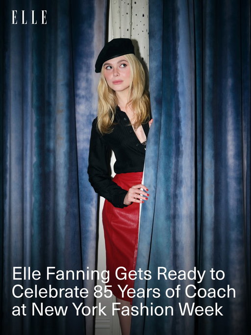 @ellefanning knows her way around a fashion week front row. For @coach’s spring 2027 show in New York yesterday, the actress went for a bright red take on the classic leather pencil skirt. The occasion was a big one for Coach: The American house is celebrating its 85th anniversary this year, and @stuartvevers approached the milestone with nostalgia on the brain. At the link in bio, Fanning takes ELLE along as she gets ready for Coach’s spring 2027 show.

Photos: Gladamir Gelin @gladgelin