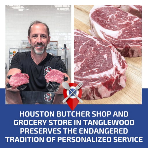 🛒 In a world of self-checkouts, automation and increasingly impersonal shopping experiences, there’s something refreshing about a butcher who will cut your steak exactly the way you want it.

📲 Full article link in bio.

🥩 At The New York Butcher Shoppe Tanglewood, the tradition of personalized service is still alive. Owner Mike Prochaska hand-cuts steaks to order, helps customers choose what to cook and stocks the shop with everything from Certified Angus Beef and Australian Wagyu to housemade sausages, prepared meals, wine, fresh bread and more.

🍷It’s a little grocery store with a surprisingly big selection. Read on to find out what else it has to offer. 

💭 Would you choose a neighborhood shop like this over a big grocery store?

✍️ + 📸 @PhaedraCook

#Houston #Tanglewood #HoustonFood #ButcherShop #Grocery
