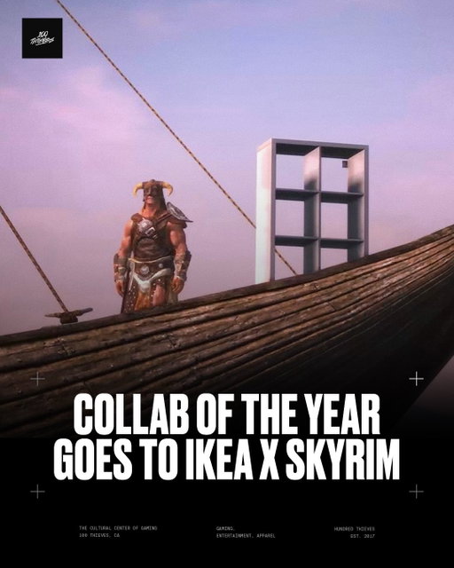 It's just so peak. IKEA is launching a free Skyrim mod that features their iconic 'Kallax' shelving unit as a companion that provides storage & assists you with quests.

Not only that, the companion is voiced by iconic comedian Matt Berry

#gaming #ikea #skyrim
