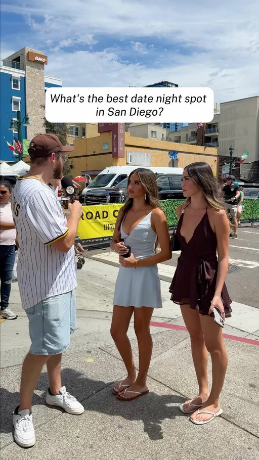 What’s the best date night spot in San Diego?

#sandiegoliving #streetinterview #sandiegorestaurants