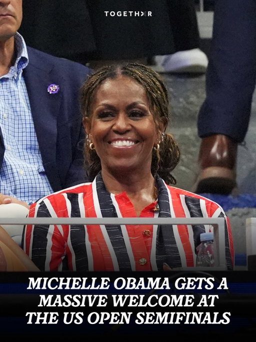 @michelleobama is SAT for the @usopen semifinals 🤩🎾🍿

(via RosenZone/X, Weesesports/X, @kennedyjonestaylor, @sportasculture)