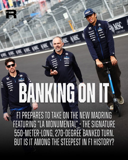 It’s high-banks and high stakes at the anticipated Spanish Grand Prix in Madrid. But the Madring isn’t the only F1 track that features a banked curve. 

Where else has #F1 raced at that included turns at a larger degree?