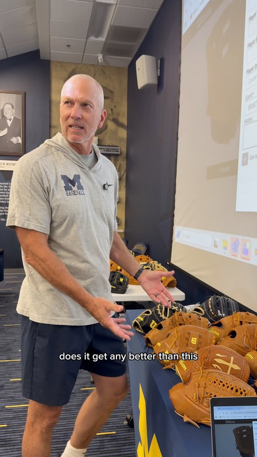 Wilson Glove Day … featuring the “errorless”glove. 

#baseball #michigan #wilson #dimarini #glove