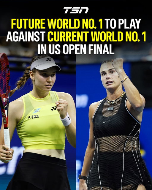 The past and future collide on Saturday as Elena Rybakina, who will debut at world No. 1 following the tournament, will meet current world No. 1 Aryna Sabalenka in the #USOpen final!🔥

The two have played 17 times, with Sabalenka leading the series 10-7.🙌

(H/T @USOpen)