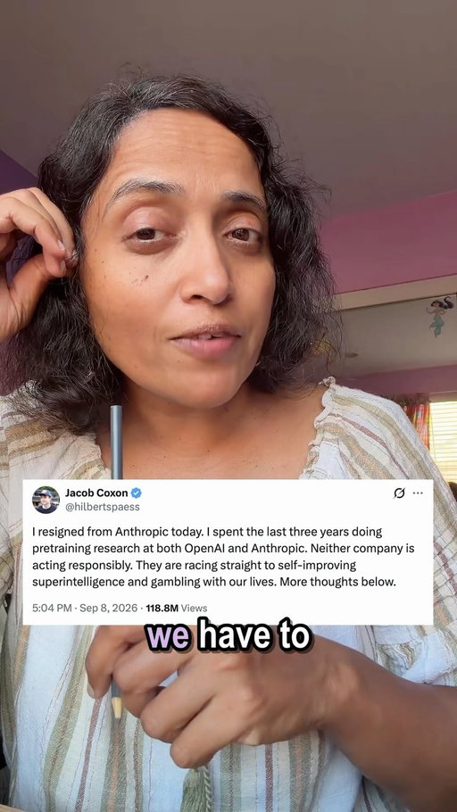 The guy who rage quit Anthropic and warned about AI killing us all has only been at Anthropic for 6 weeks. 

He only joined Twitter 6 months ago and was verified a month ago. His very first tweet was about his resignation from Anthropic. 

It was retweeted by many, many popular political accounts as soon as it was posted, almost to the level where it appears to be a coordinated activity. 

He was then interviewed by Anderson Cooper and written up by most of the major journalists. 

I’m not a conspiracy theorist, so this is very hard for me to make any judgments on. Simply observing what’s happening!