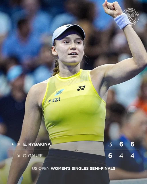 World No.1 🔒US Open Final ➡️

Elena Rybakina will compete for her first US Open title following her win against Coco Gauff