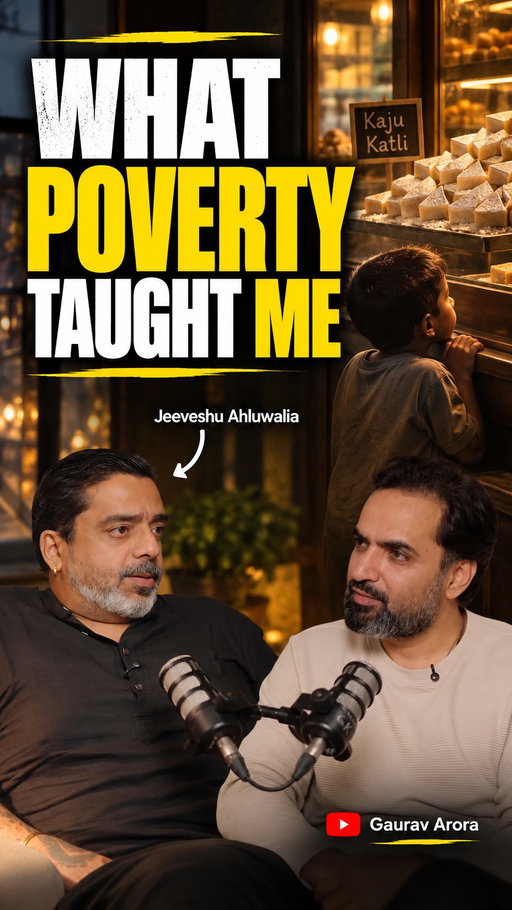 Growing up, even the sweets we brought home reflected what we could afford. And as you grow older, you realize an uncomfortable truth: money can change how people perceive your value, status, and even your place in society.

It’s not just about luxury. Sometimes, it’s about being seen, accepted, and respected.

Watch the full podcast on YouTube.
Search: Gaurav Arora’s Podcast

#MoneyMindset #WealthMindset #FinancialFreedom #SuccessMindset #gauravarora