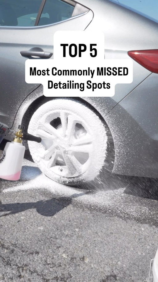 The Top 5 most commonly MISSED detailing spots 👀

Comment “clean” down below if you need a detail, ceramic coating, or paint correction