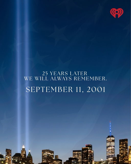 25 years later. We remember the lives lost, honor those who made the ultimate sacrifice, and remember how our country came together in the face of unimaginable loss. #NeverForget 

Hug your loved ones a little tighter today. ❤️🇺🇸