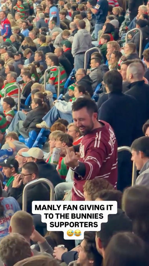 His team ain’t even playing. He’s in enemy territory. And he’s rorting anyone in sight. Bro is a menace 😂💀