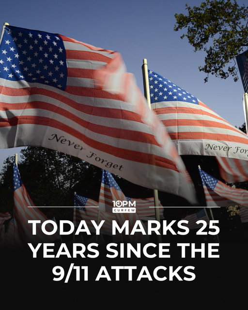 Today marks 25 years since the September 11 attacks. We remember the nearly 3,000 lives lost, honor the first responders and countless others affected, and reflect on a day that forever changed the United States and the world. 🇺🇸 Never forget.
