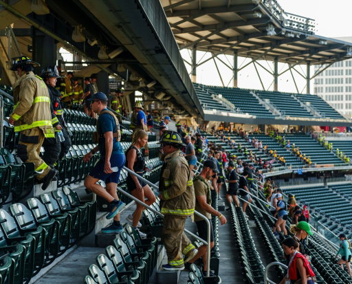 Last weekend, more than 1,000 people came together at Truist Park for the annual Patriot Day 9/11 Memorial Stair Climb.

Participants climbed more than 2,000 steps throughout the ballpark, symbolizing the 110 flights of stairs FDNY firefighters ascended at the World Trade Center during search and rescue efforts on September 11, 2001. Many climbed wearing the names and photos of those who lost their lives that day.

The morning also included a remembrance ceremony, with a moment of silence observed at the time of the first plane’s impact and a symbolic missing-man formation flyover marking the time of the second.

All proceeds from the climb will benefit the Terry Farrell Firefighters Fund of Georgia, supporting first responders in need and their families across the state.

Today and always, we remember. 🇺🇸