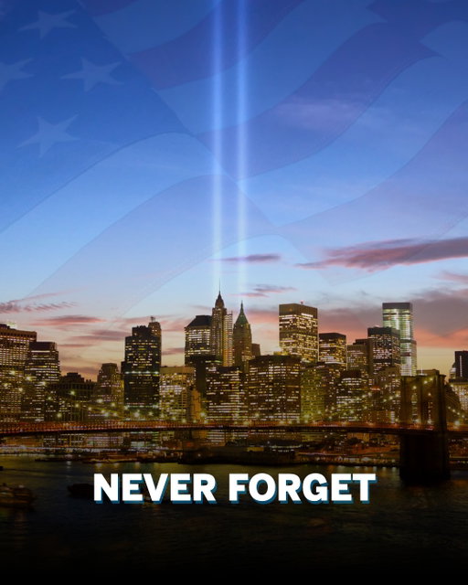 Today, we remember and honor the lives lost and the heroes who responded on 9/11/2001.
