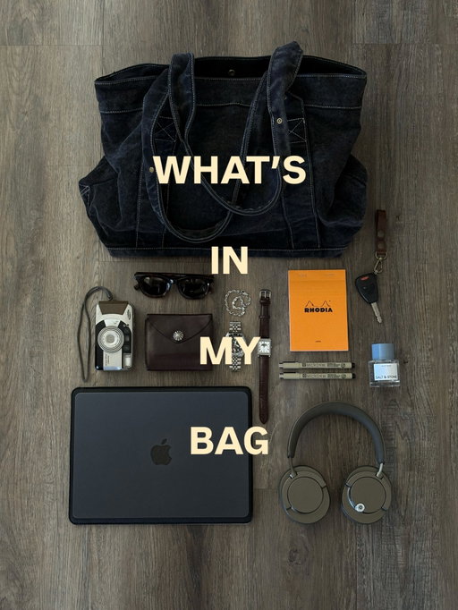 what I’m taking with me this weekend