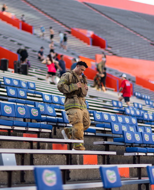Today, Gators climbed The Swamp in honor of the heroes and all impacted 25 years ago. 🇺🇸