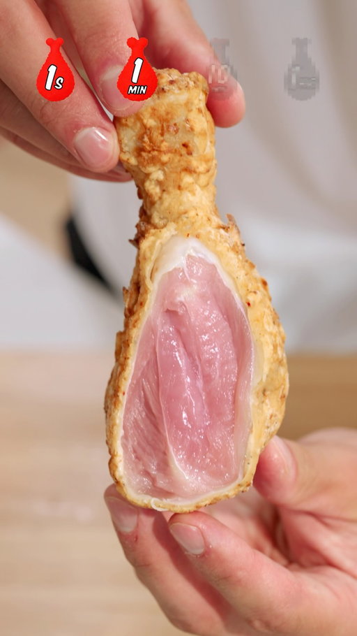 1 Second vs 1 Hour Chicken