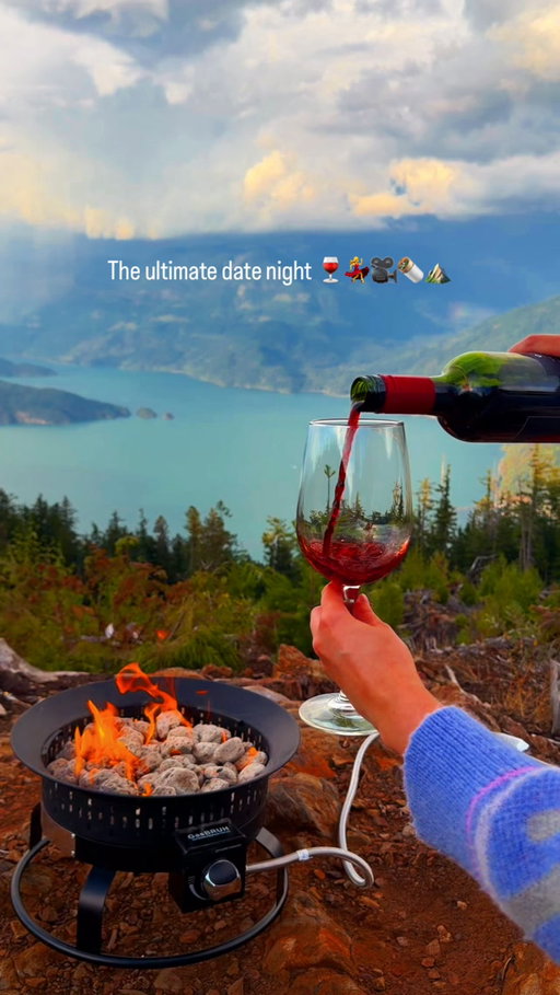 When your idea of date night is adventuring to an epic viewpoint, wine, a good movie, some dancing and roasting marshmallows over a fire. 

Who’s with me? 

#datenight #relationships