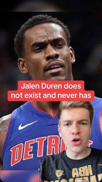 We are being lied to about the existence of Jalen Duren by the Detroit Pistons #nba #basketball #pistons #jalenduren #explore