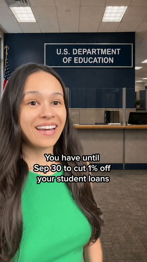 Comment “fine print” and I will send you the full step-by-step guide on how to get the 1% discount on your student loans

❤️ feel free to share this to anyone with student loans. They have to do this before the September 30 deadline!
