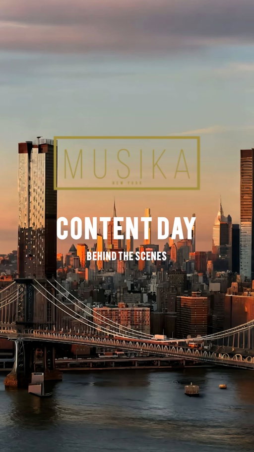 BTS 🎥 - @musika content day. #MUSIKANY

#NYFW #Menswear #Mensfashion #Luxury
