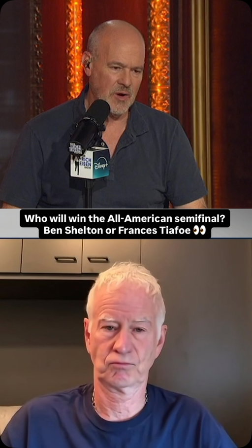 John McEnroe previews the US Open semifinal match airing tonight on ESPN at 7 ET🍿