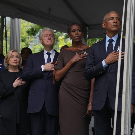 Today, at the National September 11 Memorial and Museum, former presidents Bill Clinton, Barack Obama, Joe Biden, and George W. Bush, along with former first ladies Hillary Clinton, Michelle Obama, and Jill Biden, stood alongside New York City Mayor Zohran Mamdani and other political leaders to mark the 25th anniversary of the 9/11 attacks and honor the innocent lives lost. Tap the link in our bio for more.