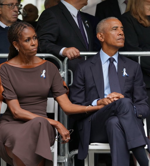 The four former Presidents Barack Obama, Joe Biden, George W. Bush, & Bill Clinton along with their wives, current Vice President JD Vance, and NYC Mayor Zohran Mamdani come together at the 9/11 25th Anniversary Memorial Service at Ground Zero in NYC.
#BarackObama
#JoeBiden
#GeorgeWBush
#BillClinton
#JDVance
Photos: Getty