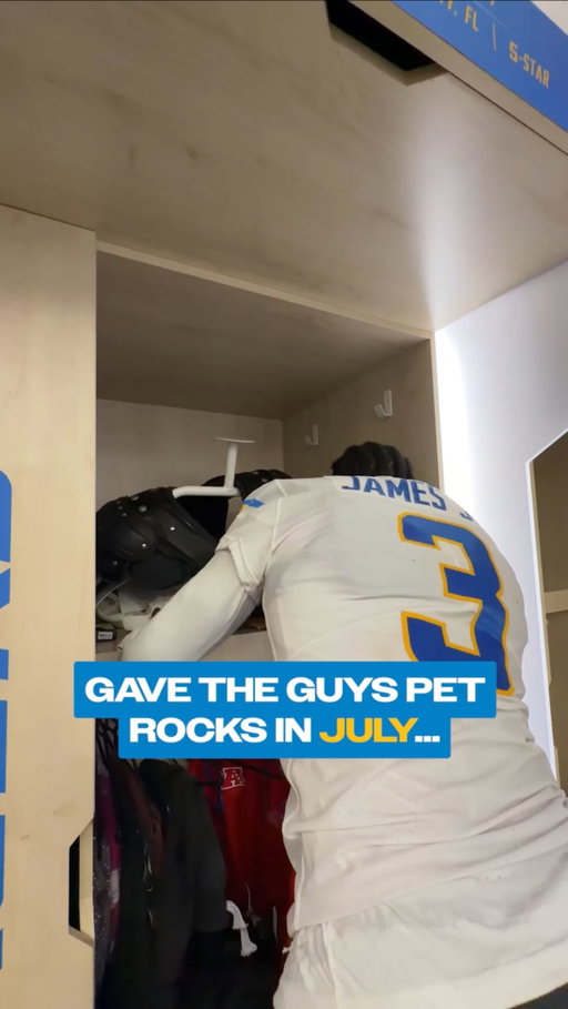 we got a rock thief in the locker room