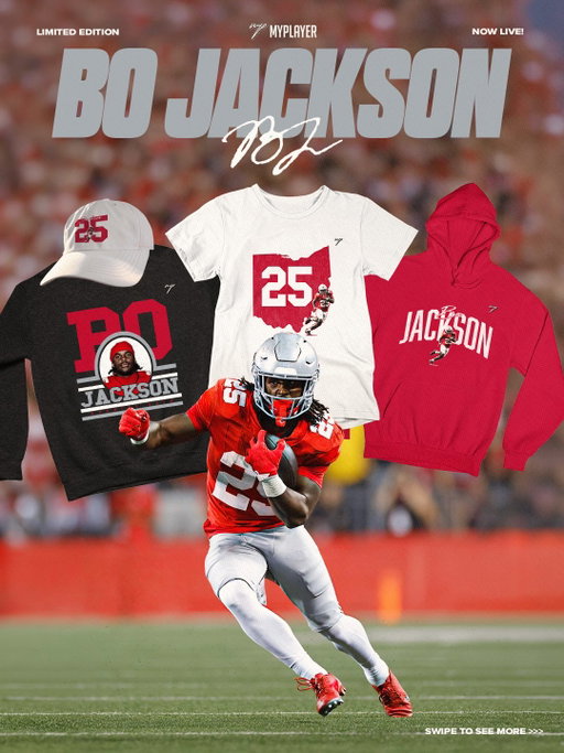 Bo Jackson x MyPlayer | It’s Jackson season. 🔗 in Bio.

Limited time only. Shop the drop now and tune into tomorrow’s game @ 6:30 CST 🌰