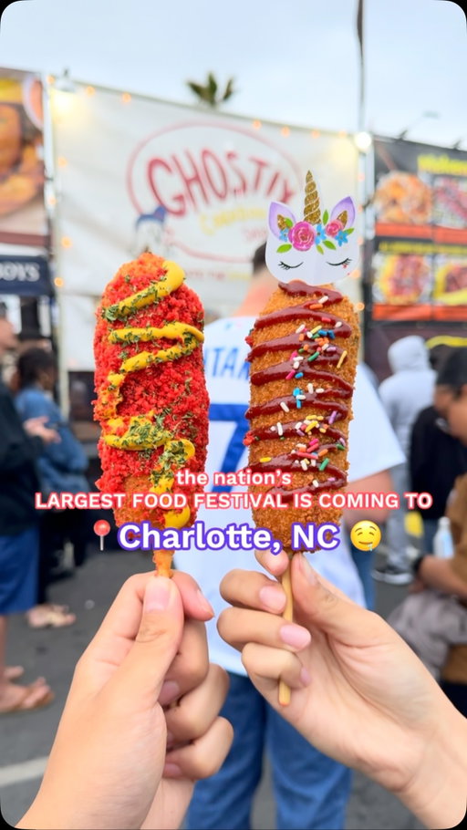 CHARLOTTE, COME HUNGRY 🤤🍜🌮🍗 @foodielandcharlotte 

The nation’s largest food festival is coming to Charlotte!! FoodieLand is taking over Charlotte Motor Speedway September 18–20 with 250+ vendors, food from all over the world, desserts, drinks, shopping, games & more. Grab tickets while you can!! 

Send this to your foodie bestie because we are trying EVERYTHING 

📍 Charlotte Motor Speedway
📅 September 18–20

 #charlottenc #festival #cltfoodie #thingstodo #cltnc