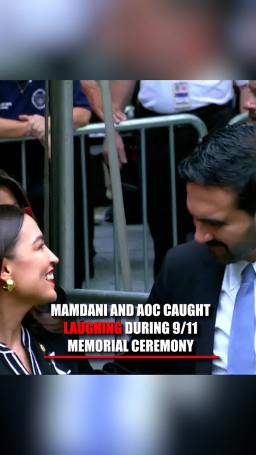 Mamdani and AOC are facing backlash after appearing to share a lighthearted moment during the solemn reading of victims' names at the 9/11 Memorial.

The television feed cut from a young man sobbing at Ground Zero to Mayor Mamdani and Rep. Ocasio-Cortez appearing to smile and laugh as they spoke, though their conversation could not be heard.

The moment came as Mamdani was already facing criticism from some 9/11 victims' families over his attendance at the memorial.