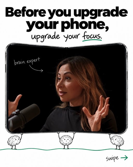 Your phone doesn't have to buzz to compete for your attention. Heck, it doesn’t even need to be ON!

In a 2017 study out of UT Austin, people sat at computers and took tests of working memory and reasoning. Before starting, each person was randomly told where to put their phone: face down on the desk, in a pocket or bag, or in another room. Everyone silenced it.

The people whose phones were in another room scored significantly higher than the people whose phones sat on the desk. Same phone, same silence, different scores.

The researchers' explanation: resisting the pull of a nearby phone uses some of the mental capacity you need for the task. And that DRAIN was biggest for the people who said they depended on their phone the most! ☹️

Your phone holds conversations, memories, plans, and entertainment. Silent mode doesn't make those cognitive associations disappear. 

Get it out of sight, out of mind! Before your next focus session, give your phone a parking spot in another room. If that isn't possible, a closed box out of sight will do. You’ll still hear the emergency calls come through if you set it up that way in Settings. 

Flip your focus, not your phone.

Source: Ward, Duke, Gneezy & Bos (2017). "Brain Drain: The Mere Presence of One's Own Smartphone Reduces Available Cognitive Capacity." Journal of the Association for Consumer Research, 2(2), 140–154.
