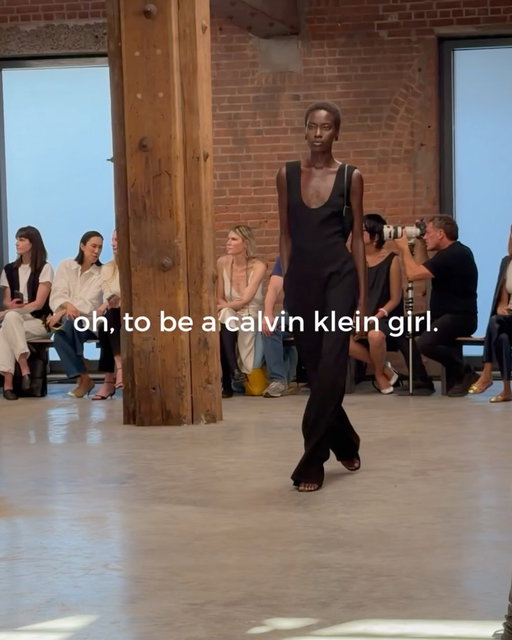 veronica leoni continues to prove that calvin klein doesn’t need to be complicated to feel powerful. minimal, sensual and distinctly american, the latest collection felt confident without trying too hard. sometimes the simplest clothes really are the sexiest