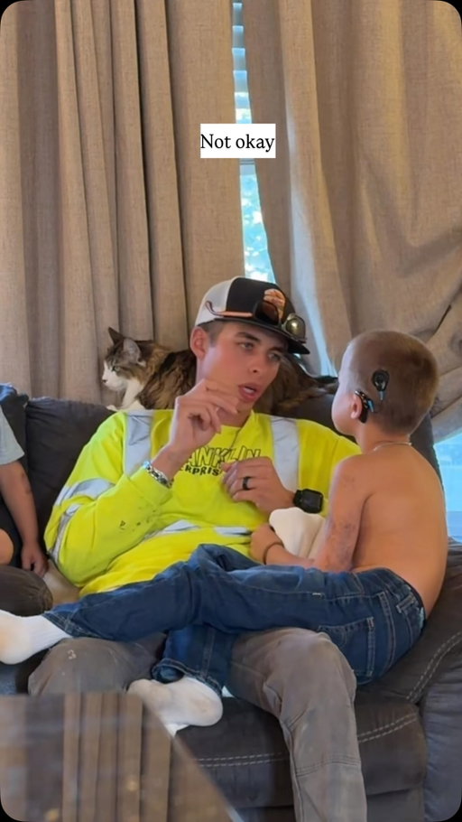 Father son conversations #parenting #signlanguage #deaf #dad #fatherson