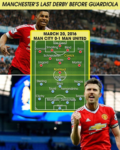 MANCHESTER’S LAST MEN STANDING 🤯

Sunday’s Manchester Derby is the first in which Pep Guardiola will not manage City in more than 10 years. Only two starters from that day will play a role: Winning Manchester United goalscorer Marcus Rashford, who’s still playing, and Michael Carrick, United’s present manager. 

A whole lot has changed in Manchester in a decade, but the sides’ enmity for one another sure hasn’t 😉
