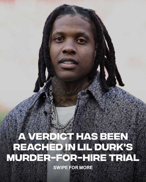 We are just a few moments away from the verdict in Lil Durk’s murder-for-hire trial 

LINK IN @complexmusic BIO for more details on the story 🔗
 
(📸 GETTY)