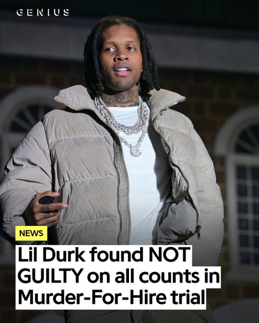 lil durk walks out of federal court with a major win 🏛️🙏🏾

durk has been found not guilty in his federal murder-for-hire trial, closing out a case that’s been unfolding since the trial began on august 20

prosecutors alleged durk orchestrated a 2022 hit targeting quando rondo, while his defense argued that his former assistant acted without his involvement

with the murder-for-hire case behind him, durk still has his federal rico case ahead of him 👀