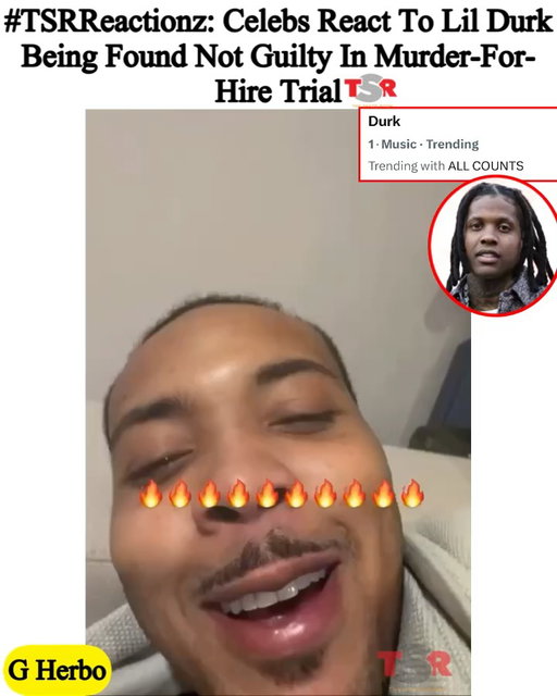 #TSRReactionz: Celebs were too excited over the news that #LilDurk was found not guilty in murder-for-hire trial as the rapper has avoided the conviction of life in prison. 📸:@gettyimages (SWIPE) ✍🏾:#TSRStaffJR