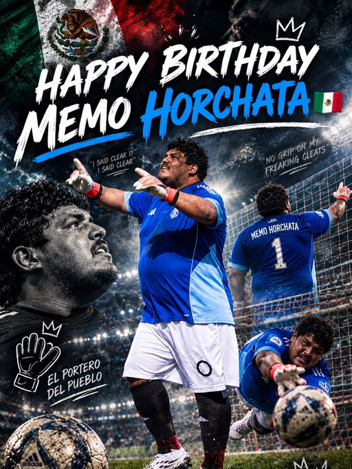 Happy birthday to the angriest goalkeeper on TikTok memo horchata🇲🇽 he thanks each and everyone of you guys that have been supporting since day one ☝️ #explorepage✨ #soccer #fut #futbol #goalkeeper