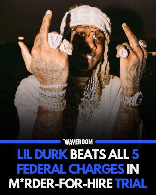 Lil Durk has been found not guilty on all five federal charges in his m*rder-for-hire trial. 🙏🏽⚖️ @lildurk 

The case stemmed from a 2022 Los Angeles shooting that left Quando Rondo’s cousin, Lul Pab, de*d. Durk was facing the possibility of life in prison if convicted.

According to reports from inside the courtroom, Durk became emotional after hearing the verdict, while his family celebrated the decision. Separate racketeering-related charges reportedly remain pending.

📸: @champagnepapi 

Follow @waveroom.toronto for more Toronto content! DM us your videos/photos to be featured on the page!