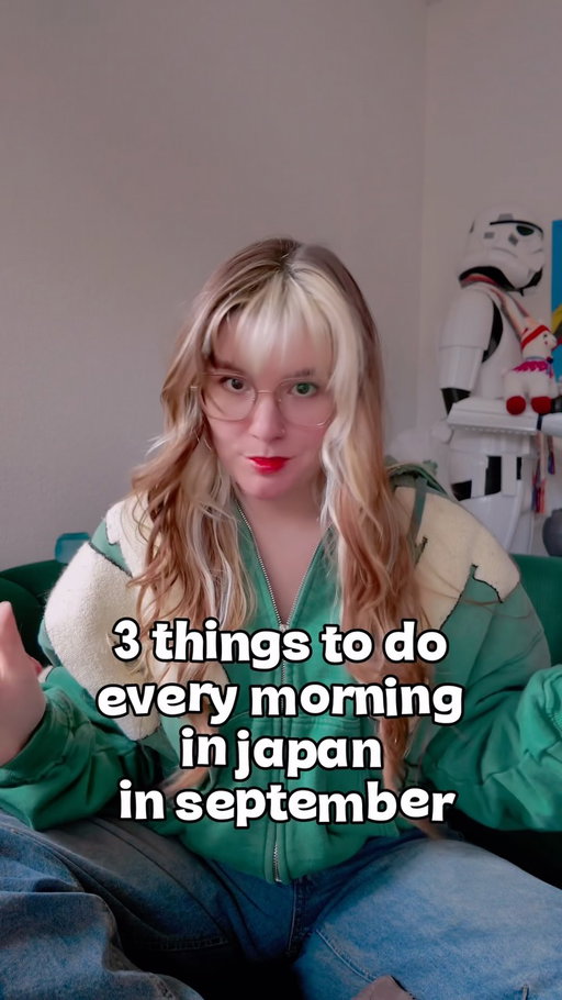September weather in Japan can change super quick so here are 3 things I would do every morning when I lived there. it takes like 5 min so save yourself the stress 

also how do we feel about the no sound effects? 

#japantraveltips #japantips #japantrip #visitjapan #japantravel