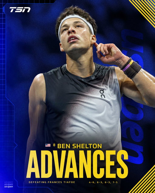 SHELTON BOOKS A TRIP TO THE FINAL! 🔥

Ben Shelton wins an all-American matchup with Frances Tiafoe to book a matchup with Alexander Zverev in the #USOpen men’s final!