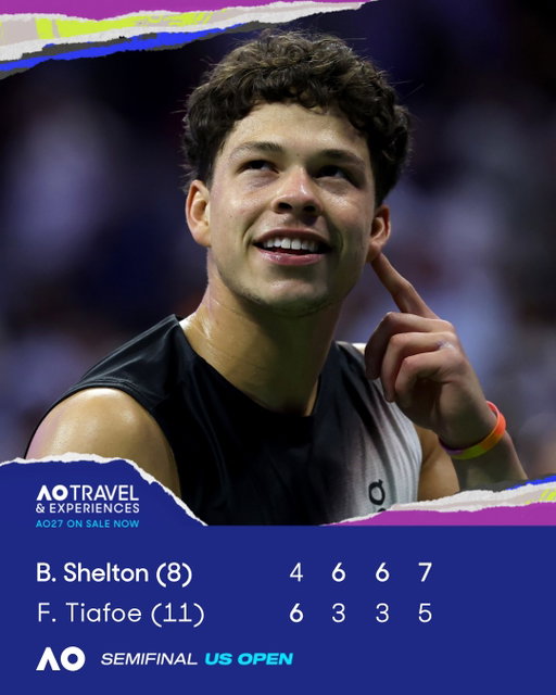 A shot at winning his first major ever, at his home Slam, in front of his home crowd - Ben Shelton is into the US Open final 🔥💪