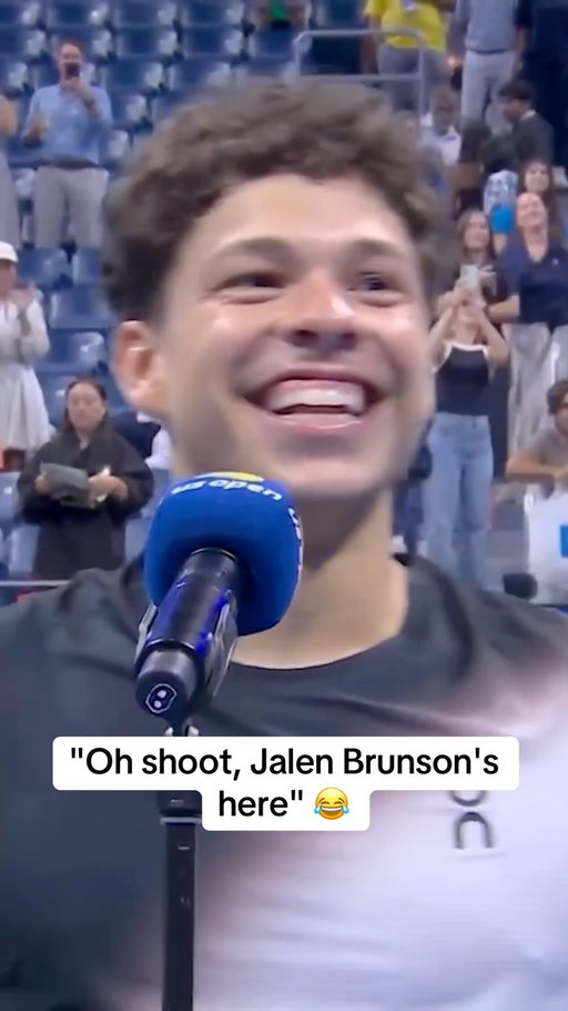 It wasn’t easy for Ben Shelton to focus with all the celebrities in the building 😅

#USOpen