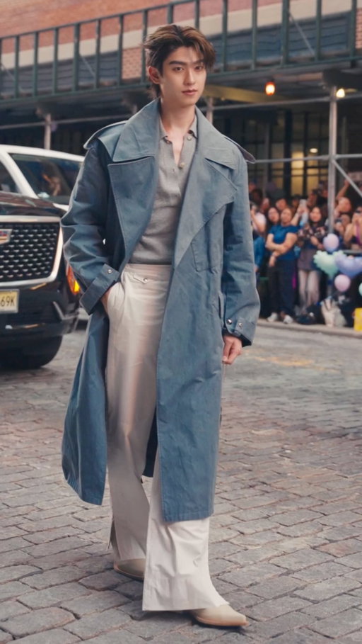 A moment for @thomaschungmanirat. 

Seen at the Calvin Klein Collection Spring 2027 runway show by Veronica Leoni.

Terminal Warehouse, New York City.