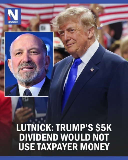 $5K DIVIDEND: Commerce Secretary Howard Lutnick said President Donald Trump’s proposed $5,000 dividend for American adults would not be funded with taxpayer money or add to the federal deficit.⁣
⁣
Link in bio.
