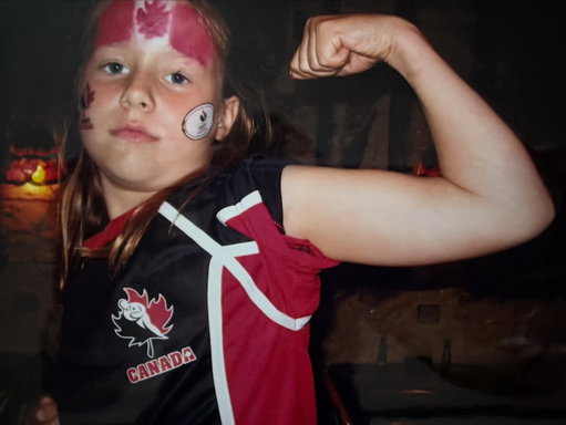 No recent photos in the vault so throwing it all the way back for game day 
8:10am PT vs Scotland, go Canada💪🏼