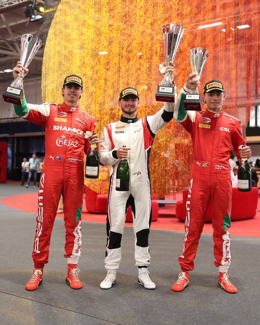 The first drivers to secure silverware at the MADRING circuit! 🏆

🥇 @theophile_nael 
🥈 @jameswharton_official 
🥉 @alexpowellracing 

#F3 #Formula3 #RoadToF1 #SpanishGP