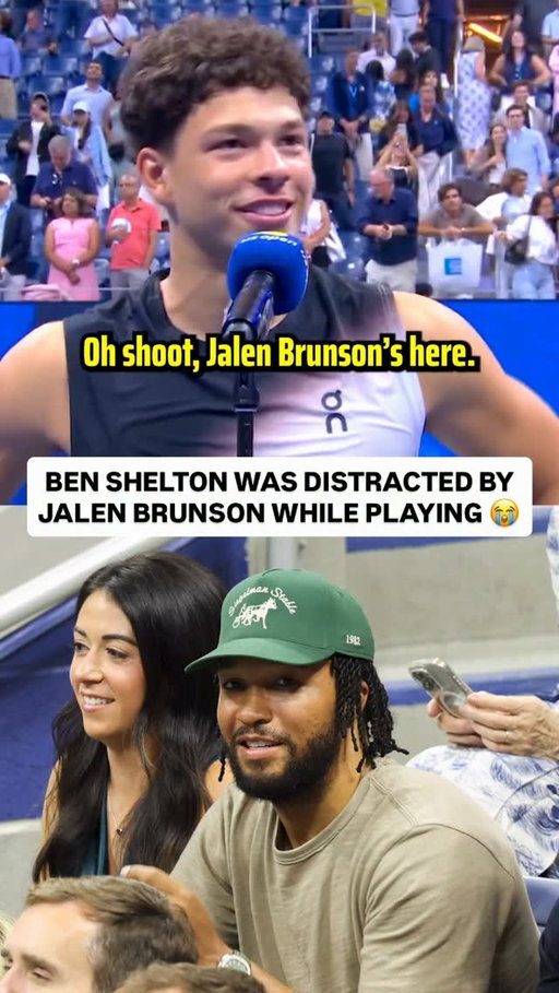Ben Shelton had to show respect to the King of New York after he watched him at the US Open 🤣

(🎥: ESPN)